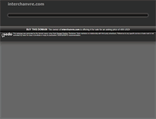 Tablet Screenshot of interchanvre.com